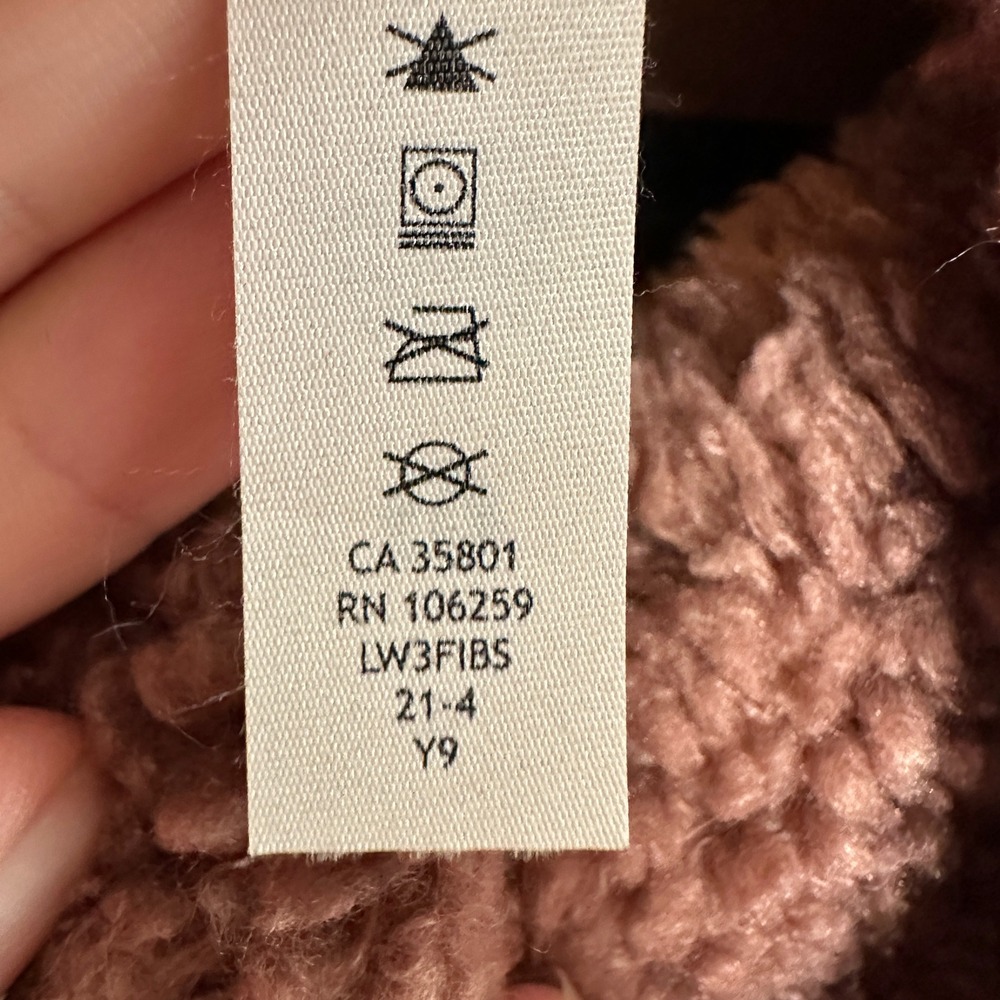Lululemon Warmth Restore Long Pullover Smoky Topaz Sherpa Funnel Neck Size 6 - Picture 9 of 10